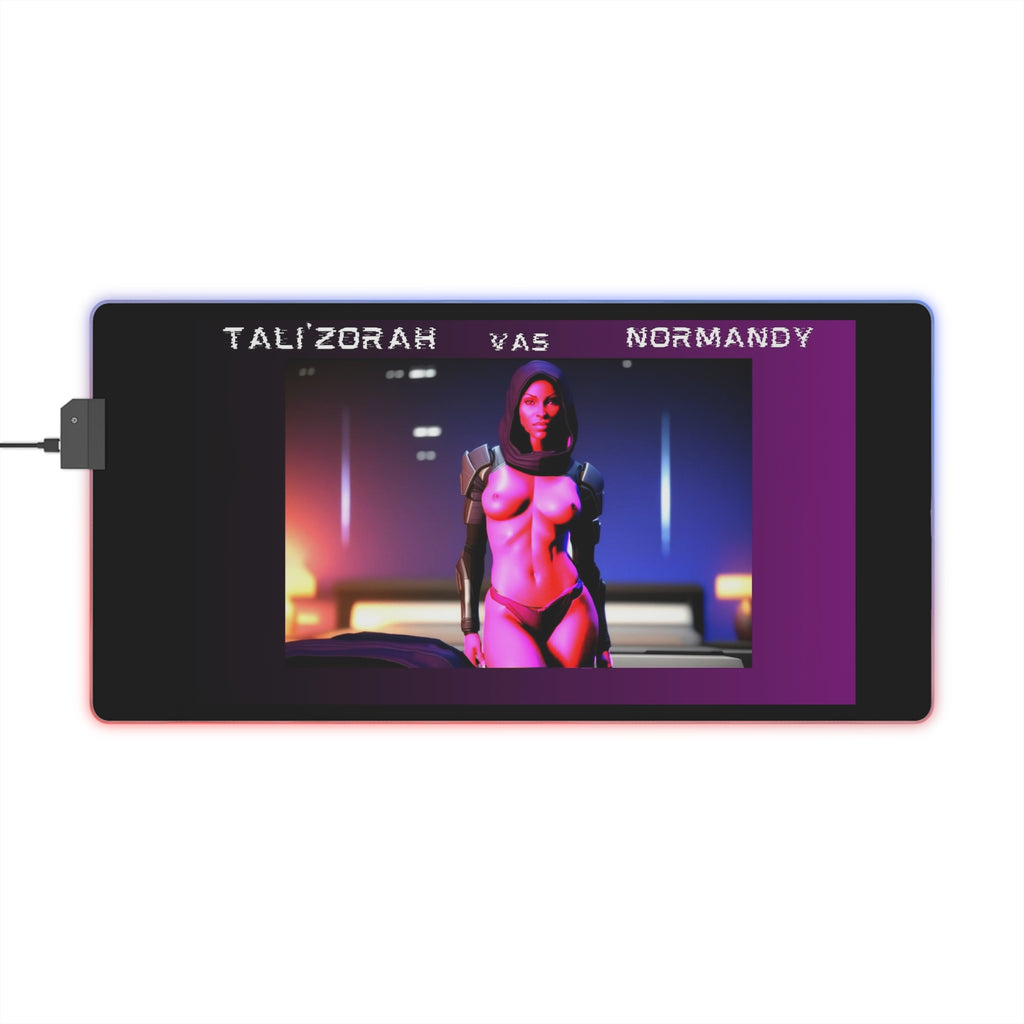 Mass Effect Tali'Zorah vas Normandy NSFW LED Gaming Mouse Pad